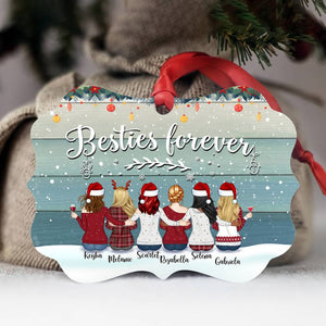 Up to 9 Women - Xmas Ornament - Besties forever - Personalized Ornament
