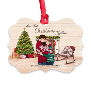 Family Christmas - Our First Christmas Together 2020 - Personalized Ornament