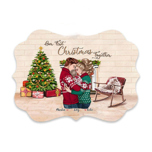 Family Christmas - Our First Christmas Together 2020 - Personalized Ornament